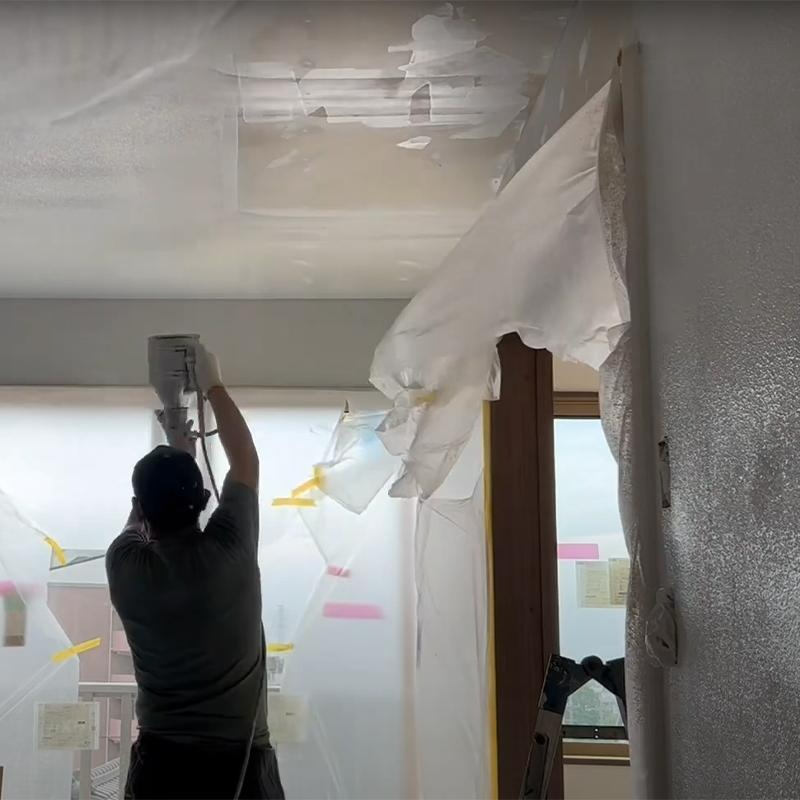 【聯韋樹脂】LW-206 水性室內壓克力噴塗介面材–白色 接著用漆 披覆材 仿石天然石接著材料 磁磚水泥面仿石漆打底-細節圖8