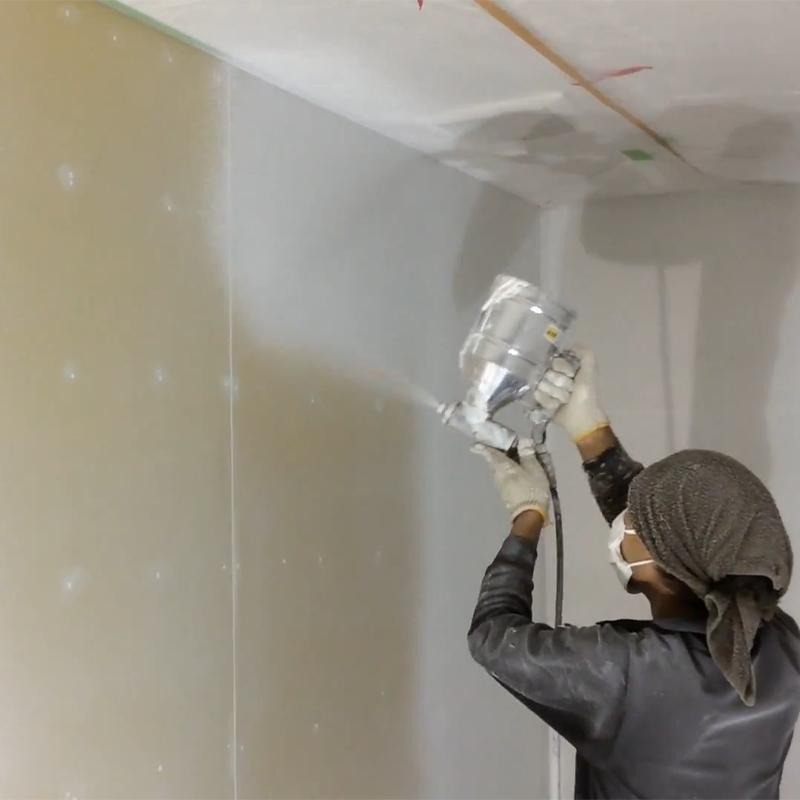 【聯韋樹脂】LW-206 水性室內壓克力噴塗介面材–白色 接著用漆 披覆材 仿石天然石接著材料 磁磚水泥面仿石漆打底-細節圖3