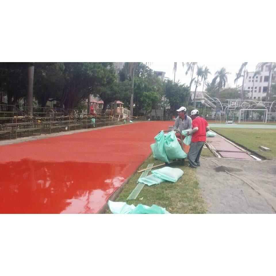 【聯韋樹脂】L-3242 PU運動場材 油性PU防水材 二液型PU樹脂 防水漆防水膠 鋪設跑道顆粒 PU跑道施作-細節圖2