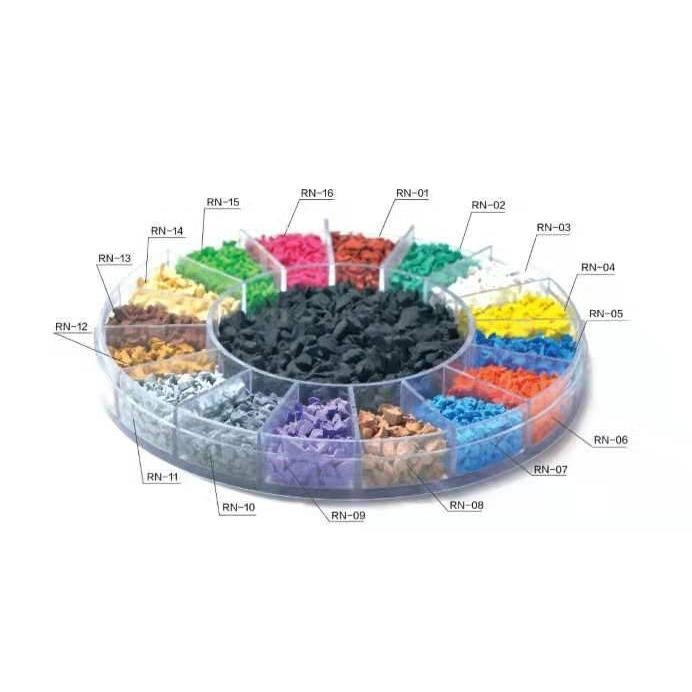 【聯韋樹脂】彩色橡膠顆粒 彩色顆粒 EPDM彩色顆粒 SBR顆粒 PU顆粒 PU跑道顆粒 公園軟墊 遊戲區軟墊-細節圖2