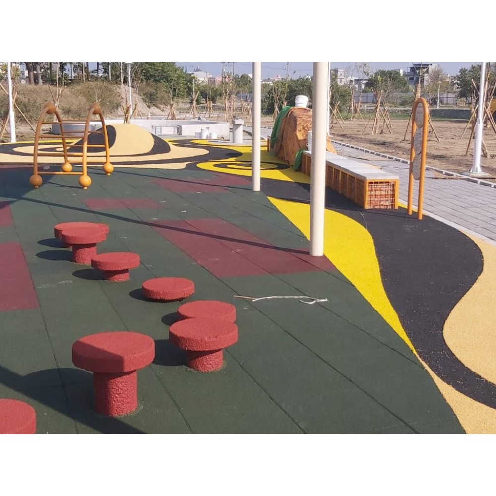 【聯韋樹脂】彩色橡膠顆粒 彩色顆粒 EPDM彩色顆粒 SBR顆粒 PU顆粒 PU跑道顆粒 公園軟墊 遊戲區軟墊-細節圖4