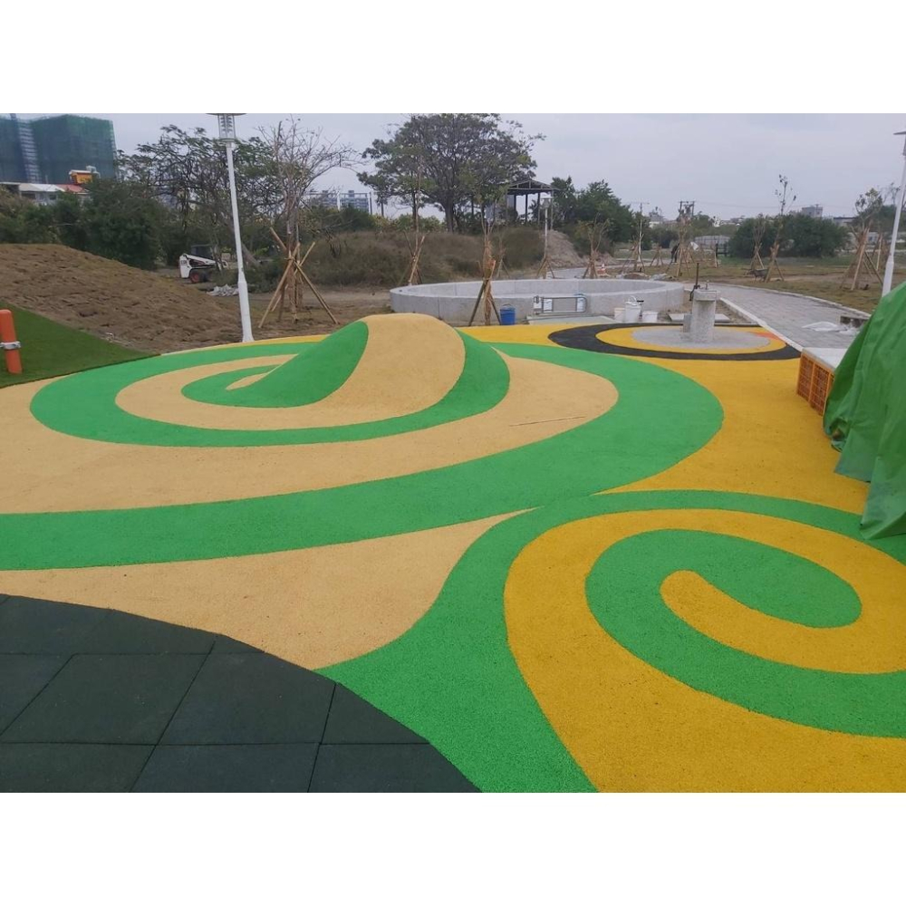 【聯韋樹脂】彩色橡膠顆粒 彩色顆粒 EPDM彩色顆粒 SBR顆粒 PU顆粒 PU跑道顆粒 公園軟墊 遊戲區軟墊-細節圖6