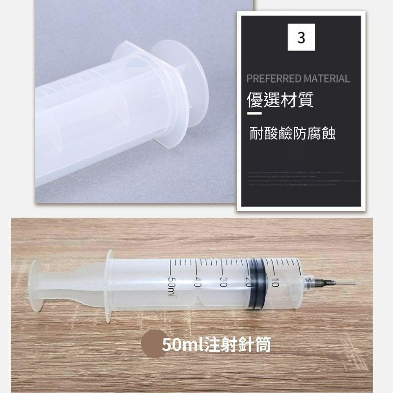 【聯韋樹脂】工業用注膠針筒50ml 點膠針筒 螺口針筒 裂縫點膠針筒-細節圖3