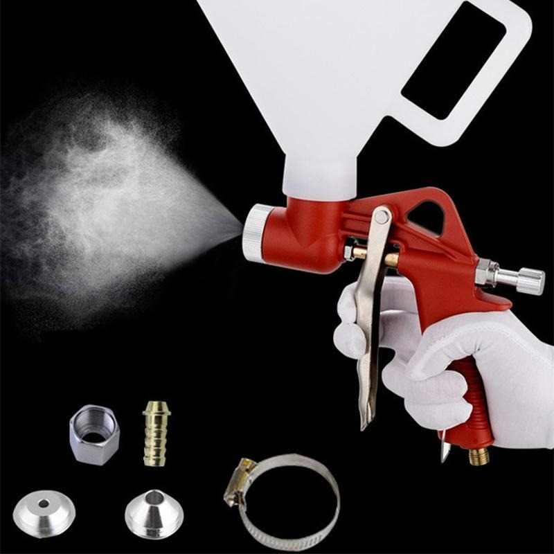 【聯韋樹脂】石頭漆噴槍 水泥噴槍 彈泥噴槍 彈性水泥噴槍 真石漆噴槍 纖維噴槍 塗料噴槍 防水漆噴槍 沙漿噴槍 帶壺-細節圖2