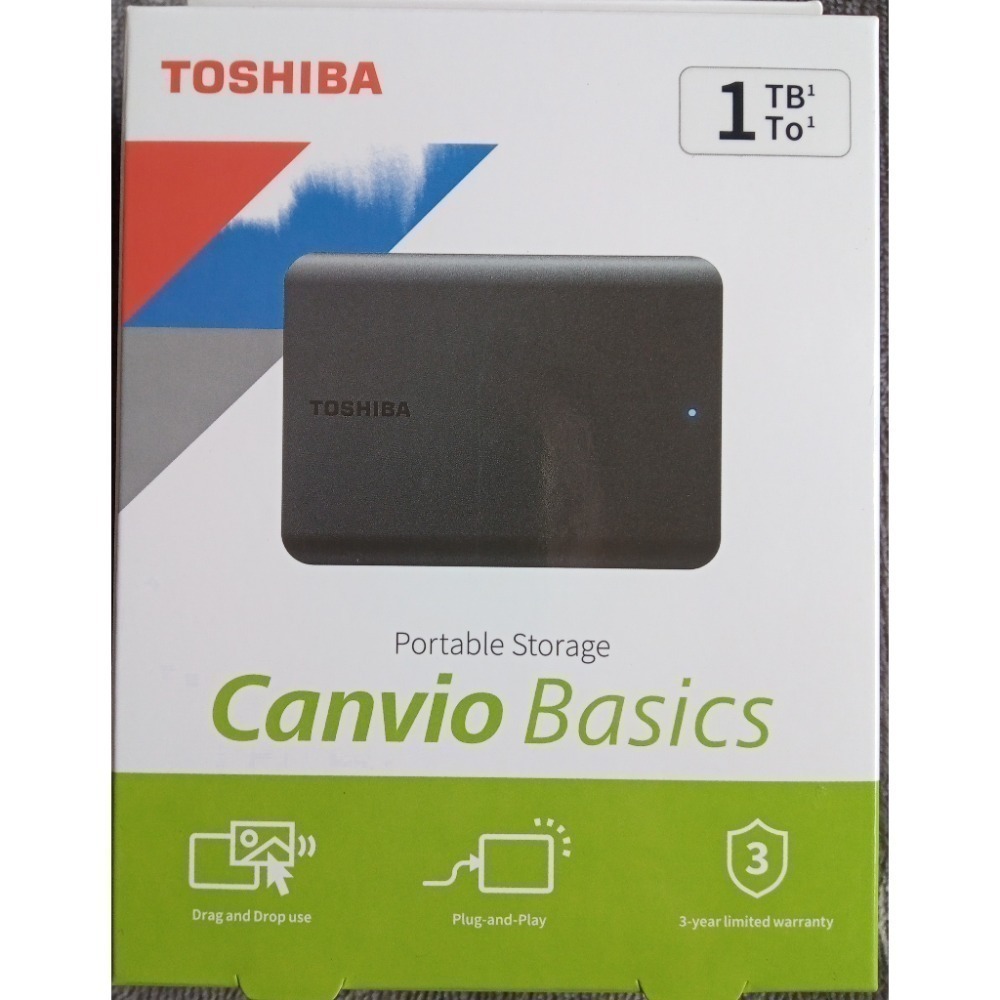 TOSHIBA 行動硬碟 A5 4TB 黑靚潮 V 1TB 2TB USB3.0 2.5吋 開發票 三年保固-規格圖5