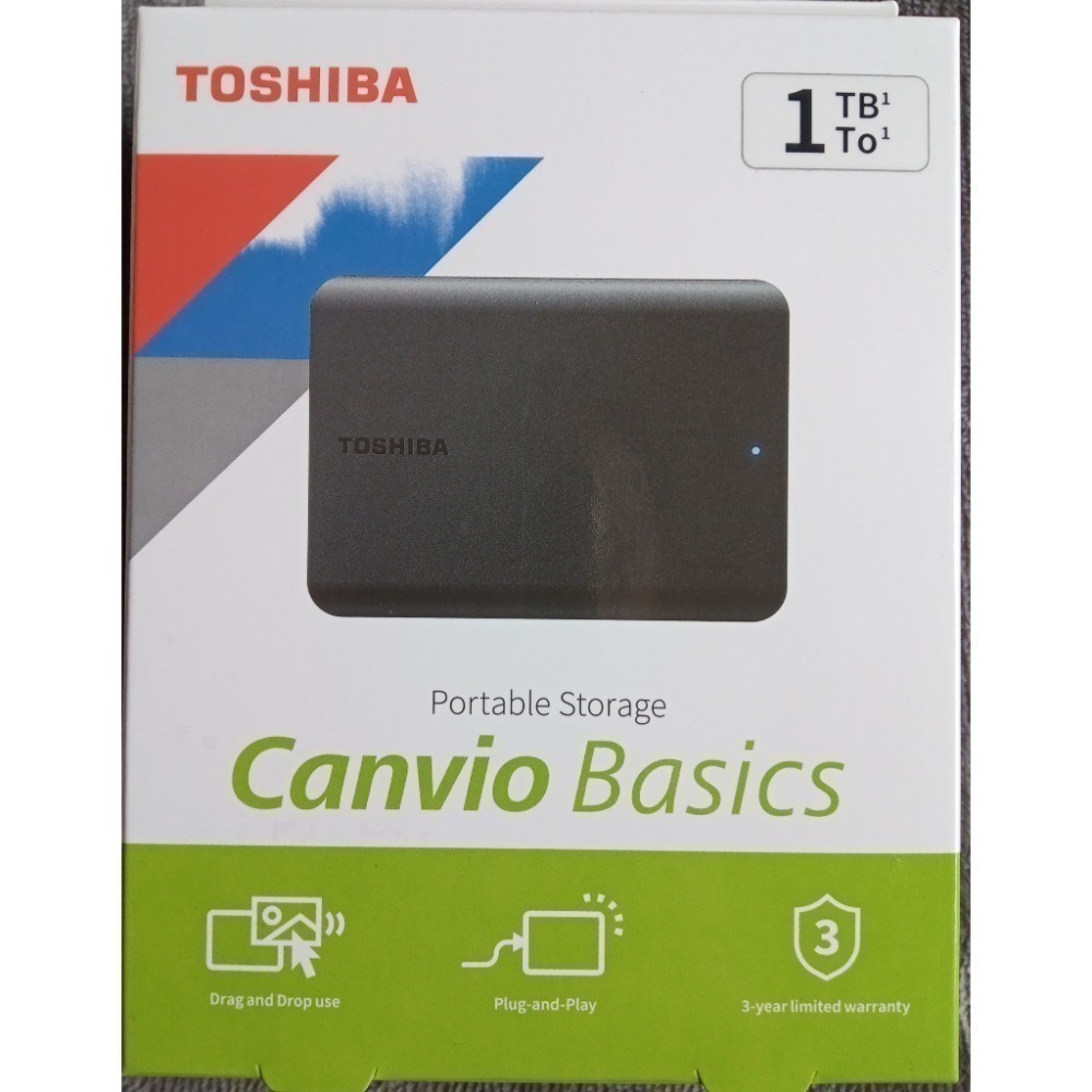 TOSHIBA 行動硬碟 A5 4TB 黑靚潮 V 1TB 2TB USB3.0 2.5吋 開發票 三年保固-規格圖5