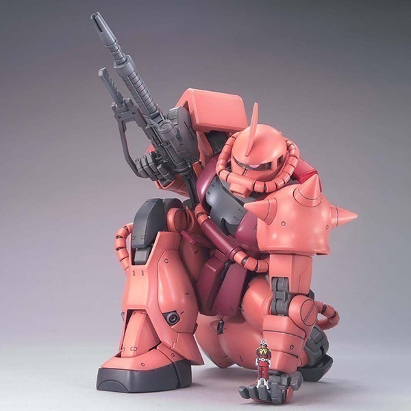 【自由模型】全新現貨 BANDAI MG 1/100 MS-06S ZAKU II 紅薩克 夏亞專用 Ver 2.0-細節圖4