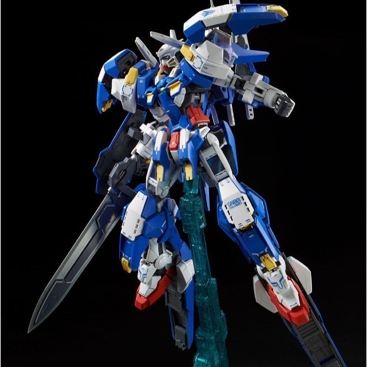 【自由模型】全新現貨 BANDAI 鋼彈00 鋼彈OO MG 1/100 雪崩型 能天使鋼彈 附底座-細節圖4