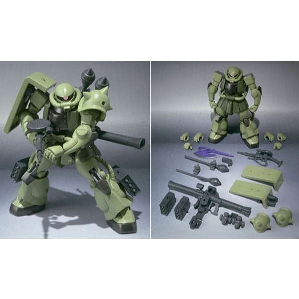 【自由模型】全新現貨 萬代 RG 1/144 04 量產型薩克 綠薩克 MS-06F ZAKUⅡ 5061596-細節圖3