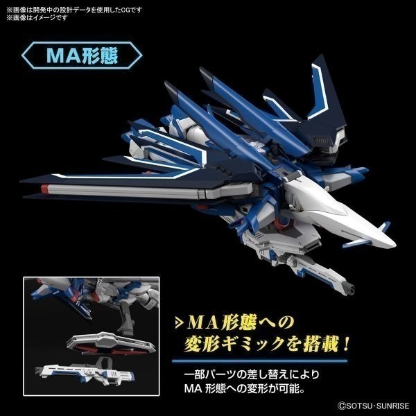 【自由模型】全新現貨 年末出清 BANDAI 組裝模型 HG 1/144 振揚自由鋼彈 鋼彈SEED-細節圖4