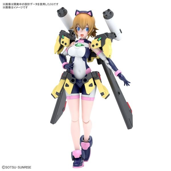 【自由模型】全新現貨 BANDAI 組裝模型 Figure-rise Standard Frs 虛擬化身文奈-細節圖2