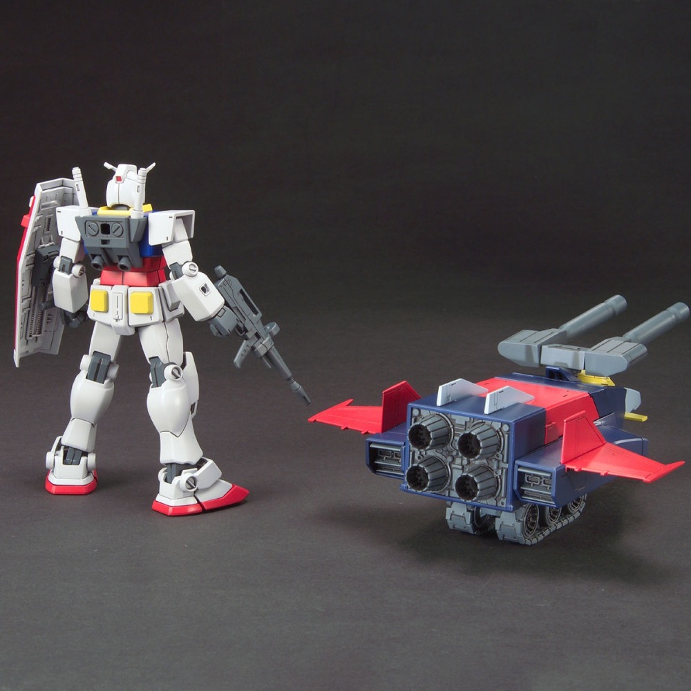 【自由模型】全新現貨 BANDAI 組裝模型 HGUC 1/144 #050 G裝甲戰機 + 鋼彈-細節圖4