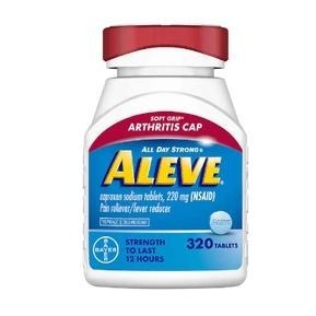 &lt;現貨&gt;美國 Aleve 萘普生鈉 220 mg。Soft Grip 關節炎帽，320 片(2024/08)