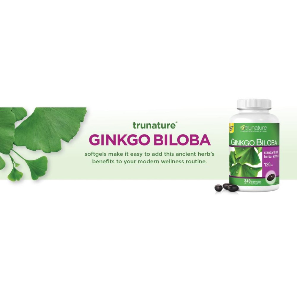 <現貨>Trunature Ginkgo Biloba 120mg 銀杏340 顆(2027/09)-細節圖2