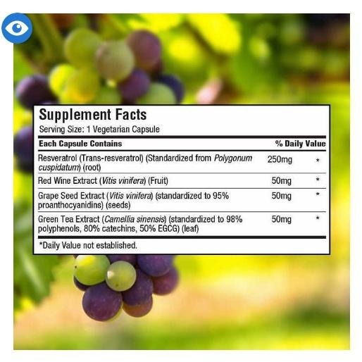 🛍 Trunature Resveratrol Plus【白藜蘆醇紅酒精華140 顆】素食膠囊(2027/11)-細節圖7