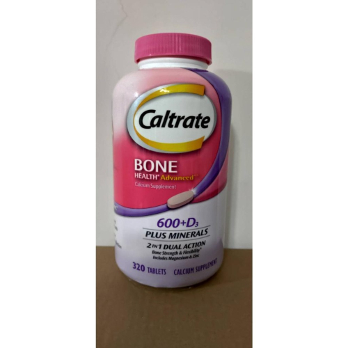 【現貨】美國好市多 Caltrate 挺立 骨骼保健 高級版(鈣+D3+礦物質)，效期2024/10