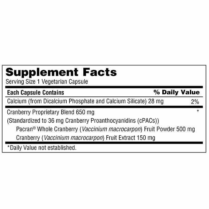 <現貨> Trunature Cranberry 蔓越莓高濃縮精華膠囊，650mg，140顆,效期:2027/01-細節圖2