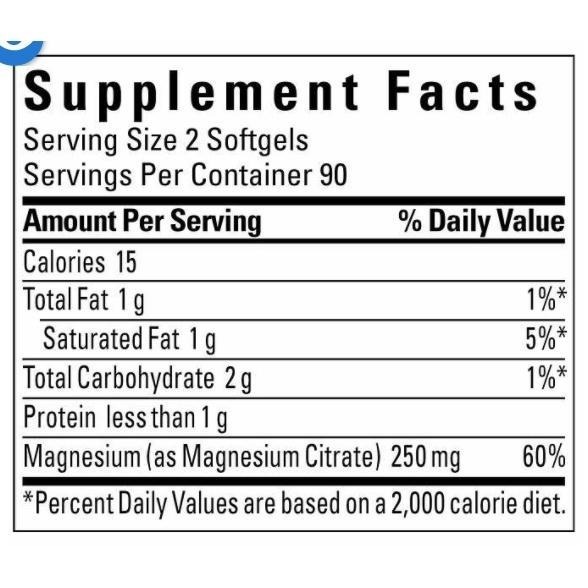 💖*現貨*☆美國原裝 Nature Made 萊萃美 檸檬酸鎂  鎂  250mg，180顆(效期2027/08)-細節圖2