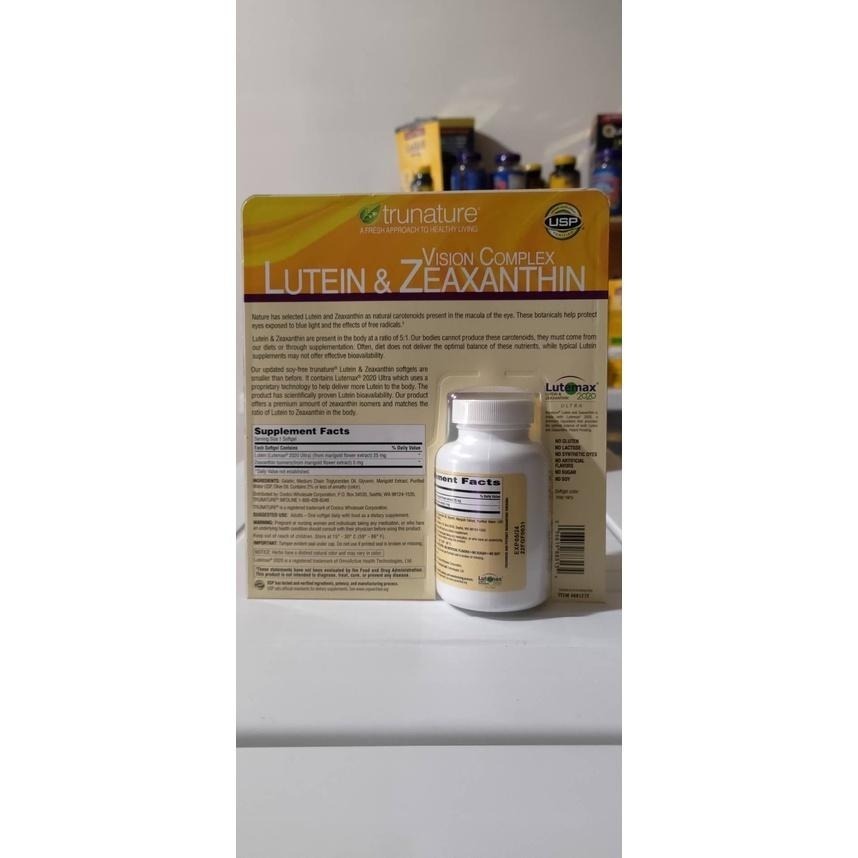 ＂現貨紙卡原裝(2025/11)Trunature Lutein&Zeaxanthin 視力保健葉黃素和玉米黃質140顆-細節圖5