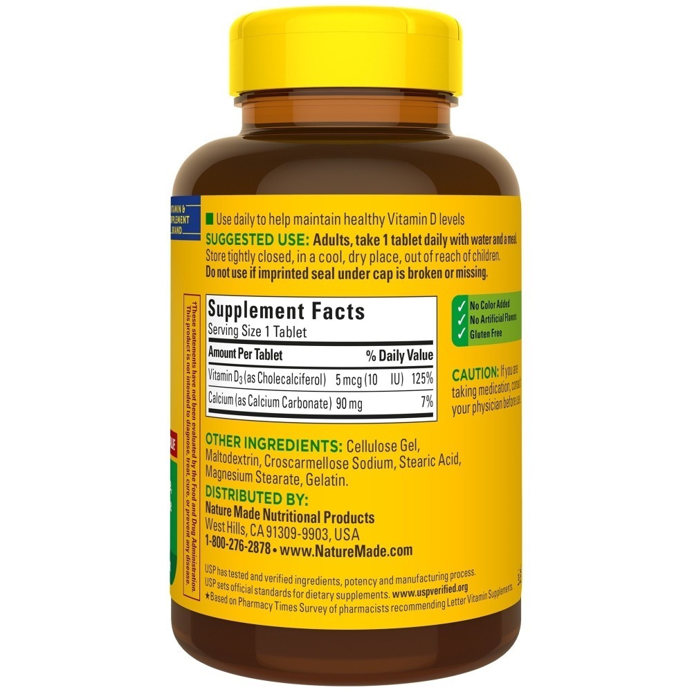 【現貨】萊萃美Nature Made 維他命D3-1000iu，錠劑350片，(效期2026/02)-細節圖2