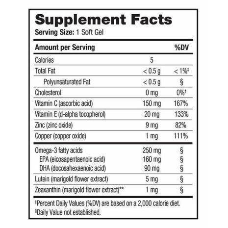 ☆新包裝現貨☆ 博士倫 Ocuvite 50+(葉黃素，Omega 3，金盞花)視力保健150顆(2027/03)-細節圖5