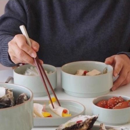 現貨！23.5CM韓式木杓套裝~奶杏色大頭勺加長柄木勺筷套裝咖啡奶茶打蛋器攪拌勺木湯匙【CH003】-細節圖3