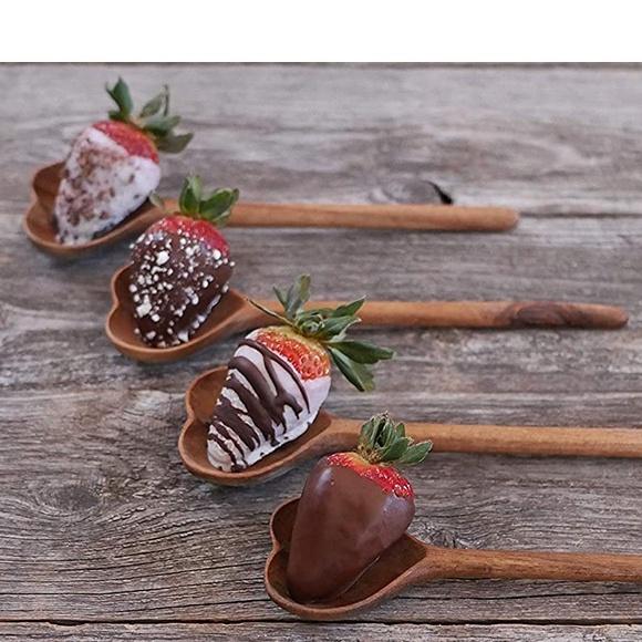 現貨稀！29CM 愛心木勺 精品送禮 無漆相思木愛心湯匙 攪拌匙攪拌木勺-細節圖6