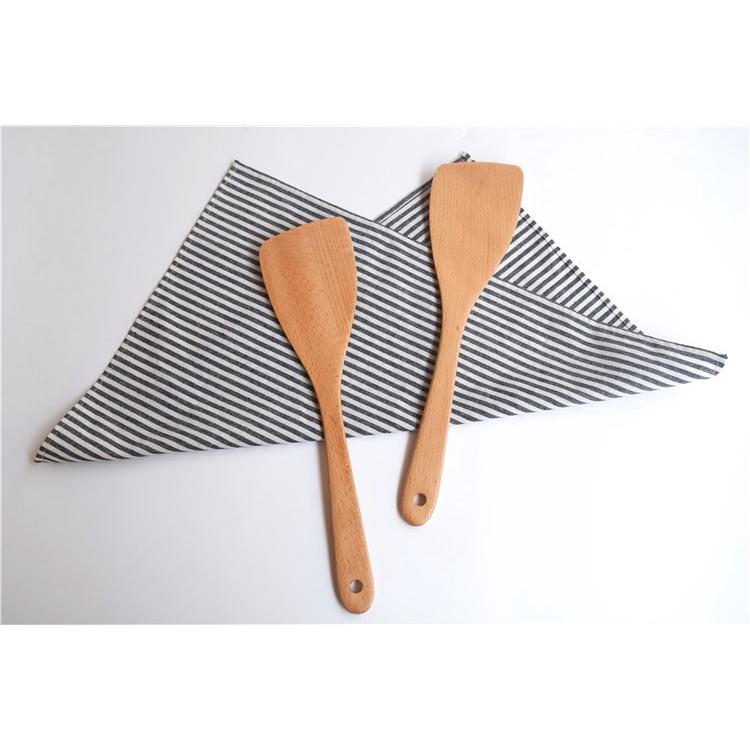 現貨無漆！ 34CM櫸木鍋鏟不沾鍋木鏟木質炒菜鏟長柄煎鏟烹飪鏟【CH565】-細節圖7