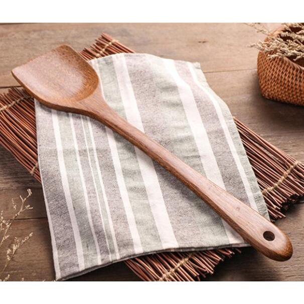 現貨稀！35／39CM天然雞翅木無漆鍋鏟不沾鍋專用長柄紅木鏟子【CH553】-細節圖8