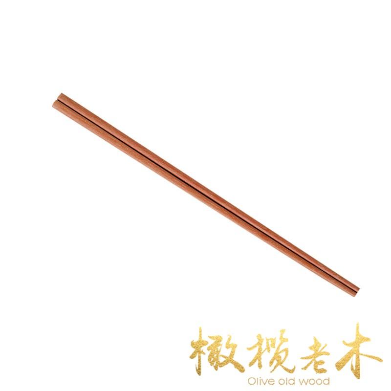 現貨精磨！25/32/42CM稀有無漆紅檀木筷！古早味加長料理公筷~烹飪工具炒菜火鍋筷紅木油炸筷撈麵筷【CH529】-細節圖3