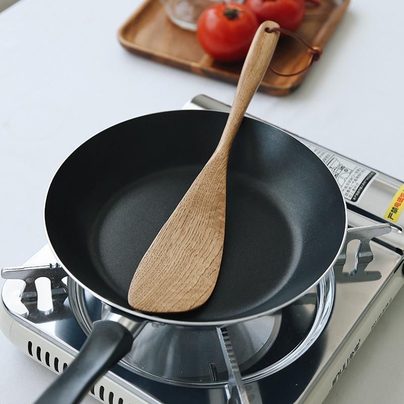 現貨！31CM復古早味栗木鏟~人體工學鏟 細頭懸掛曲線鏟 不沾鍋不傷鍋玉子燒櫸木斜鏟 實木廚具木器  【CH509】-細節圖4