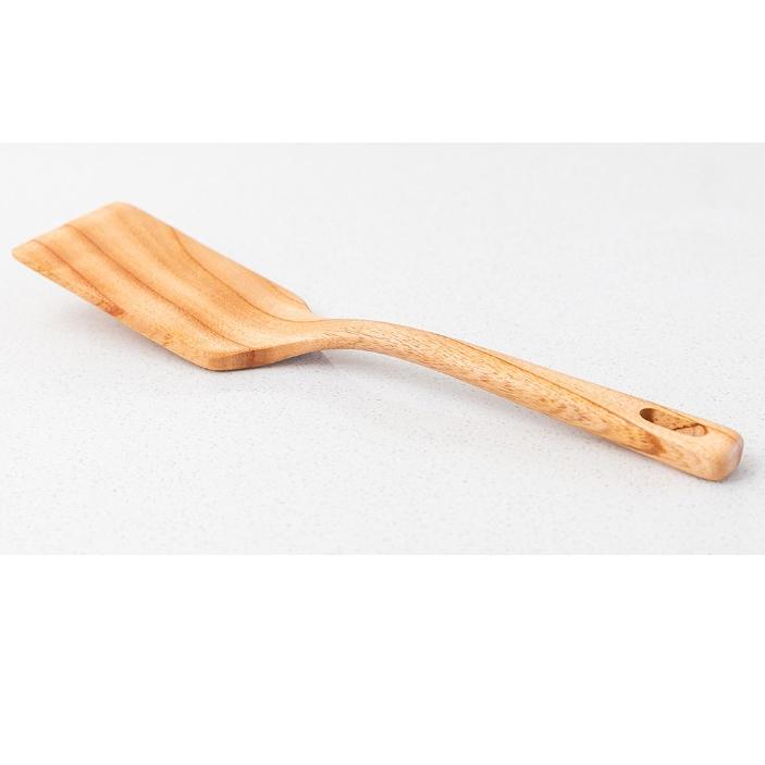 現貨！31CM復古早味栗木鏟~人體工學鏟 細頭懸掛曲線鏟 不沾鍋不傷鍋玉子燒櫸木斜鏟 實木廚具木器  【CH509】-細節圖7