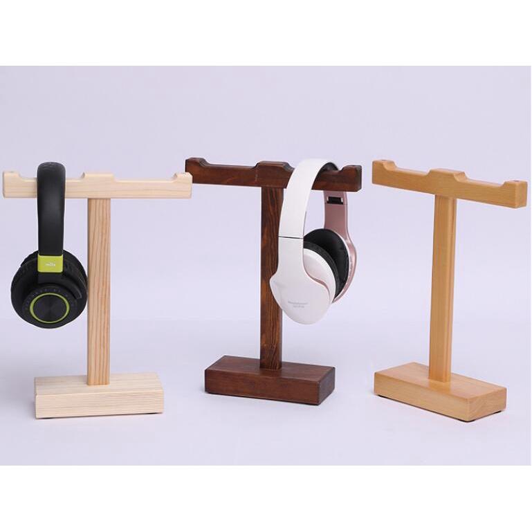 現貨稀！實木方形耳罩式耳機架~飾品收納架小木架 飾品掛物架項鍊架擺件木架【CH547】-細節圖5