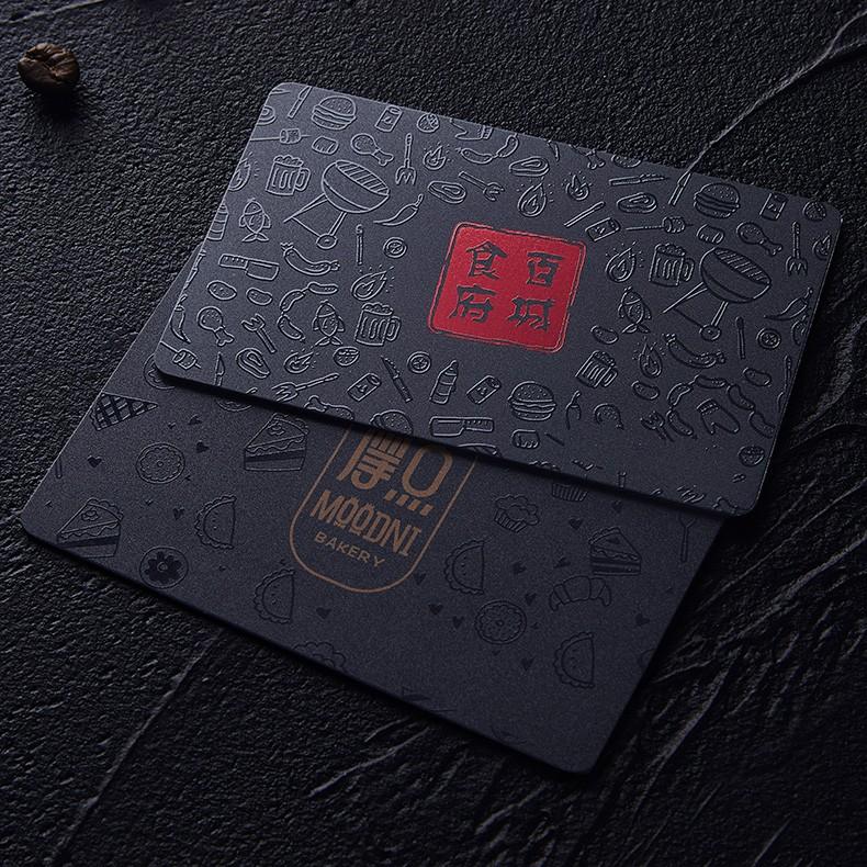 【高端金屬感名片&UV工藝】免費排版．PVC不怕髒．不怕摺．不會壞掉的．圓角名片．可當會員卡．200張起-細節圖2