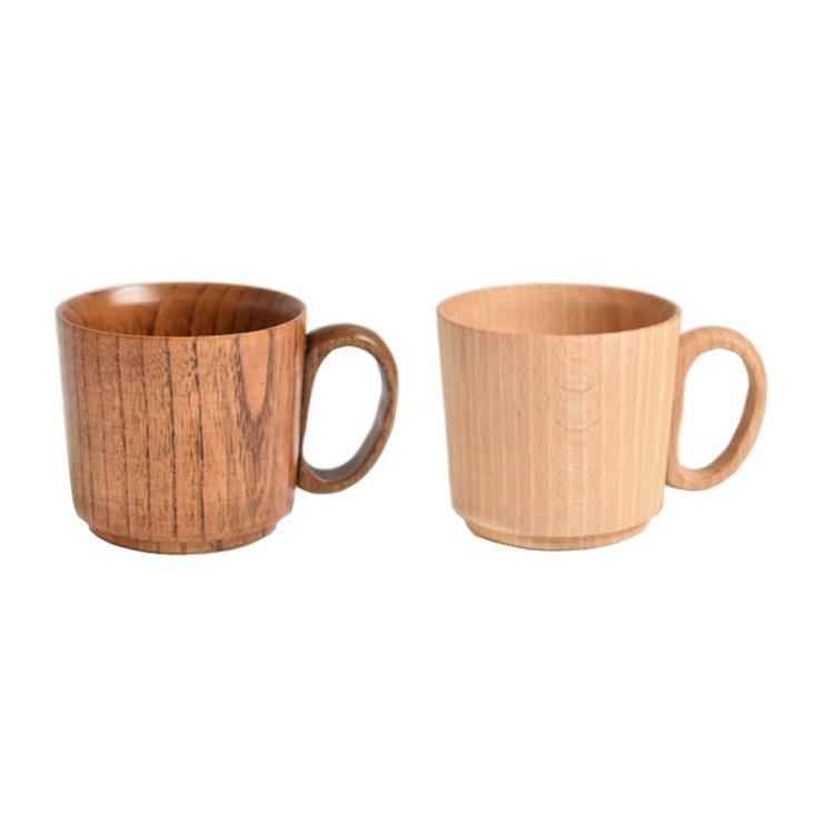 現貨絕版！迷你防燙手咖啡木杯~木質馬克杯把手隨手杯實木隔熱木杯子【CH061】-細節圖2
