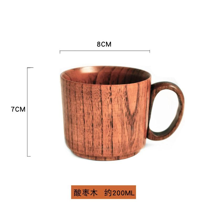 現貨絕版！迷你防燙手咖啡木杯~木質馬克杯把手隨手杯實木隔熱木杯子【CH061】-細節圖7