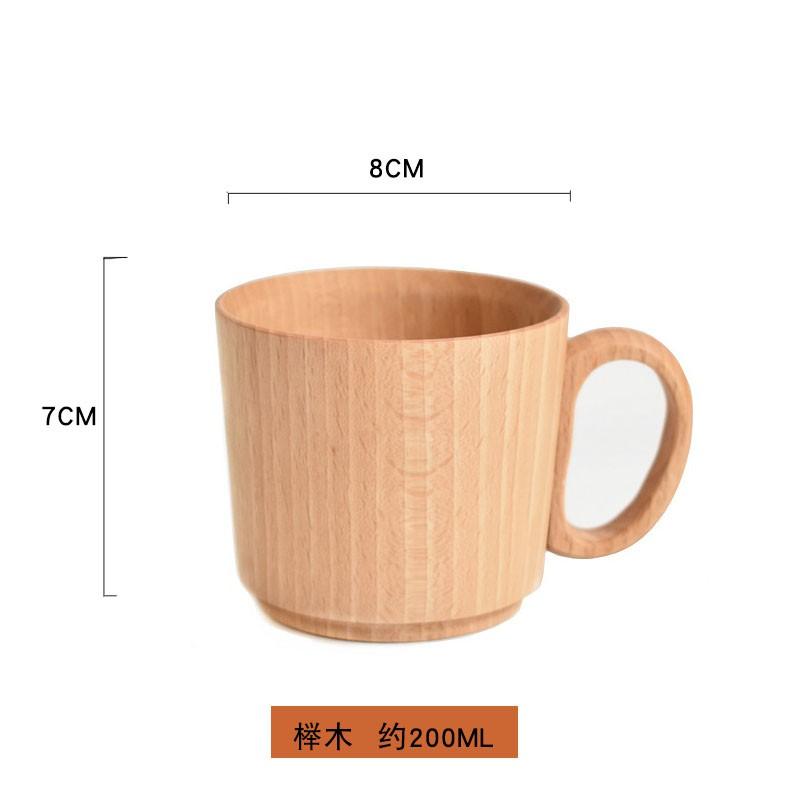 現貨絕版！迷你防燙手咖啡木杯~木質馬克杯把手隨手杯實木隔熱木杯子【CH061】-細節圖8