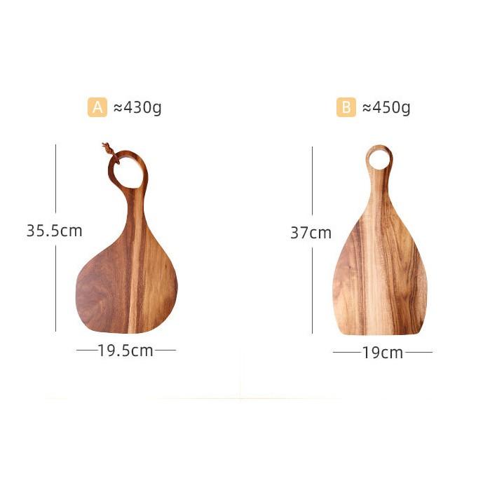 不規則相思木砧板 創意實木酒店用品廚房烹飪平盤【CH269】-細節圖2