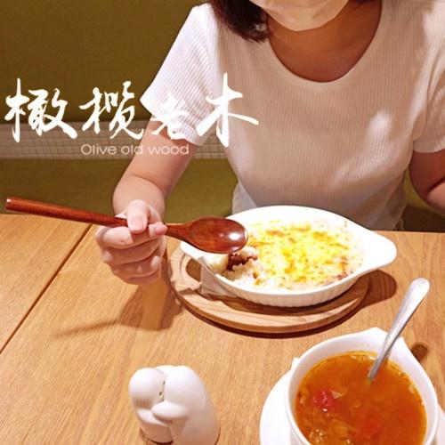 現貨！【23.5CM加長大口勺是我！】精心打造勺口~韓式加大頭大口吃飯長柄大木勺~炒菜也好用調羹木湯匙【CH024】-細節圖3