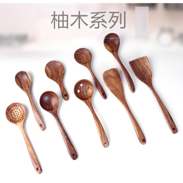 現貨！【23.5-31.5cm多款式】異國風愛心柚木湯勺飯勺鍋撈勺鏟子餐具 烹飪木鏟菜鏟炒菜勺 【CH225】-細節圖2