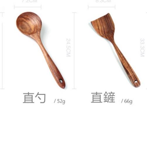 現貨！【23.5-31.5cm多款式】異國風愛心柚木湯勺飯勺鍋撈勺鏟子餐具 烹飪木鏟菜鏟炒菜勺 【CH225】-細節圖7