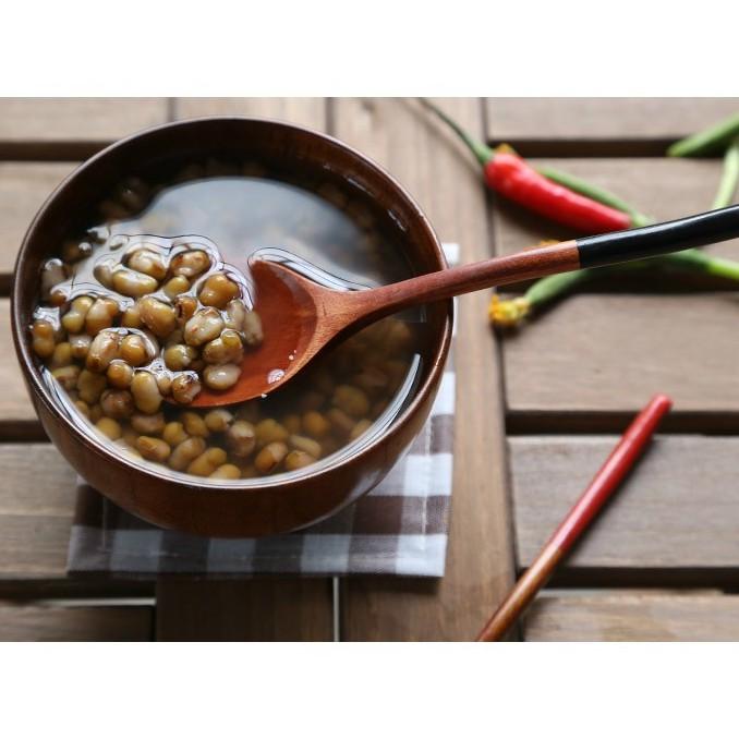 現貨稀！16CM迷你可愛款~圓頭細柄黑紅細手柄 環保創意楠木勺點心木湯匙【CH019】-細節圖4