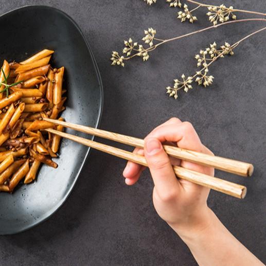 現貨稀【六角筷八角筷】有大頭超細尖頭木筷~日式手工栗木鐵木筷子復古環保餐具筷子【CH126】-細節圖2