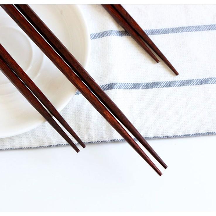 現貨稀【六角筷八角筷】有大頭超細尖頭木筷~日式手工栗木鐵木筷子復古環保餐具筷子【CH126】-細節圖6