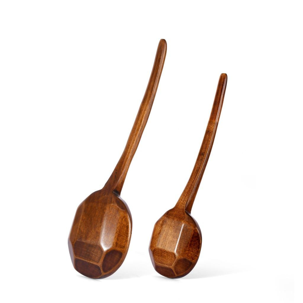 現貨獨！28*8cm實木手工雕刻龜甲木勺 大湯勺火鍋防燙勺 【CH289】-細節圖4