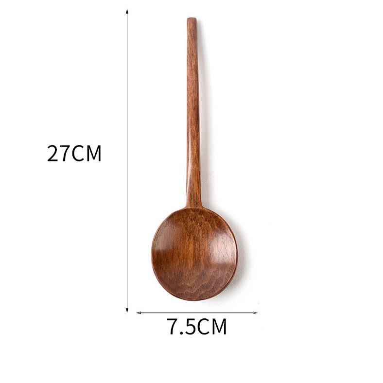 現貨獨！28*8cm實木手工雕刻龜甲木勺 大湯勺火鍋防燙勺 【CH289】-細節圖5