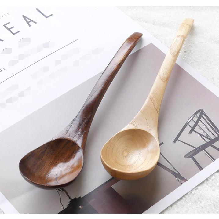 現貨特製！20ＣＭ日式後勾木勺~木質勺子簡約原木餐具木湯匙【CH039】-細節圖4