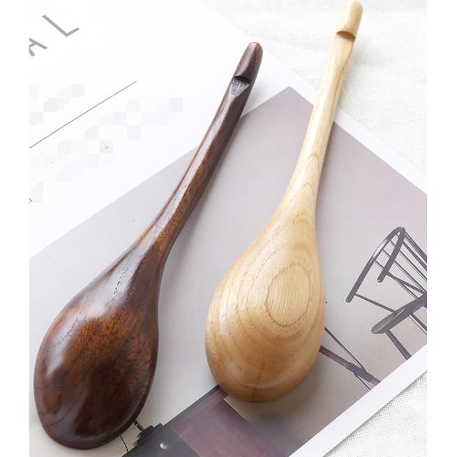 現貨特製！20ＣＭ日式後勾木勺~木質勺子簡約原木餐具木湯匙【CH039】-細節圖7