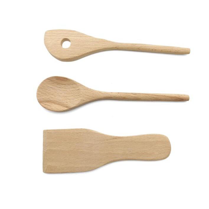 稀有無漆~八件組！櫸木餐廚廚房用品 桿麵棍 迷你木工具木勺木鏟打蛋器【CH475】-細節圖4