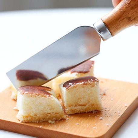 現貨！12.5CM~好用迷你小刀叉勺鋒利不銹鋼相思木柄起司奶油刀套裝 切蛋糕麵包芝士奶酪刀 【CH285】-細節圖9